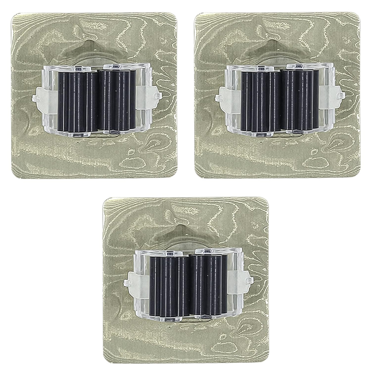 3 Pack Broom and Mop Holder Wall Mount