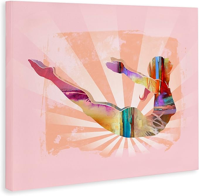 Stupell Industries Abstract Mindfulness Exercise Canvas Wall Art Design by Tim Parker, 48 x 36