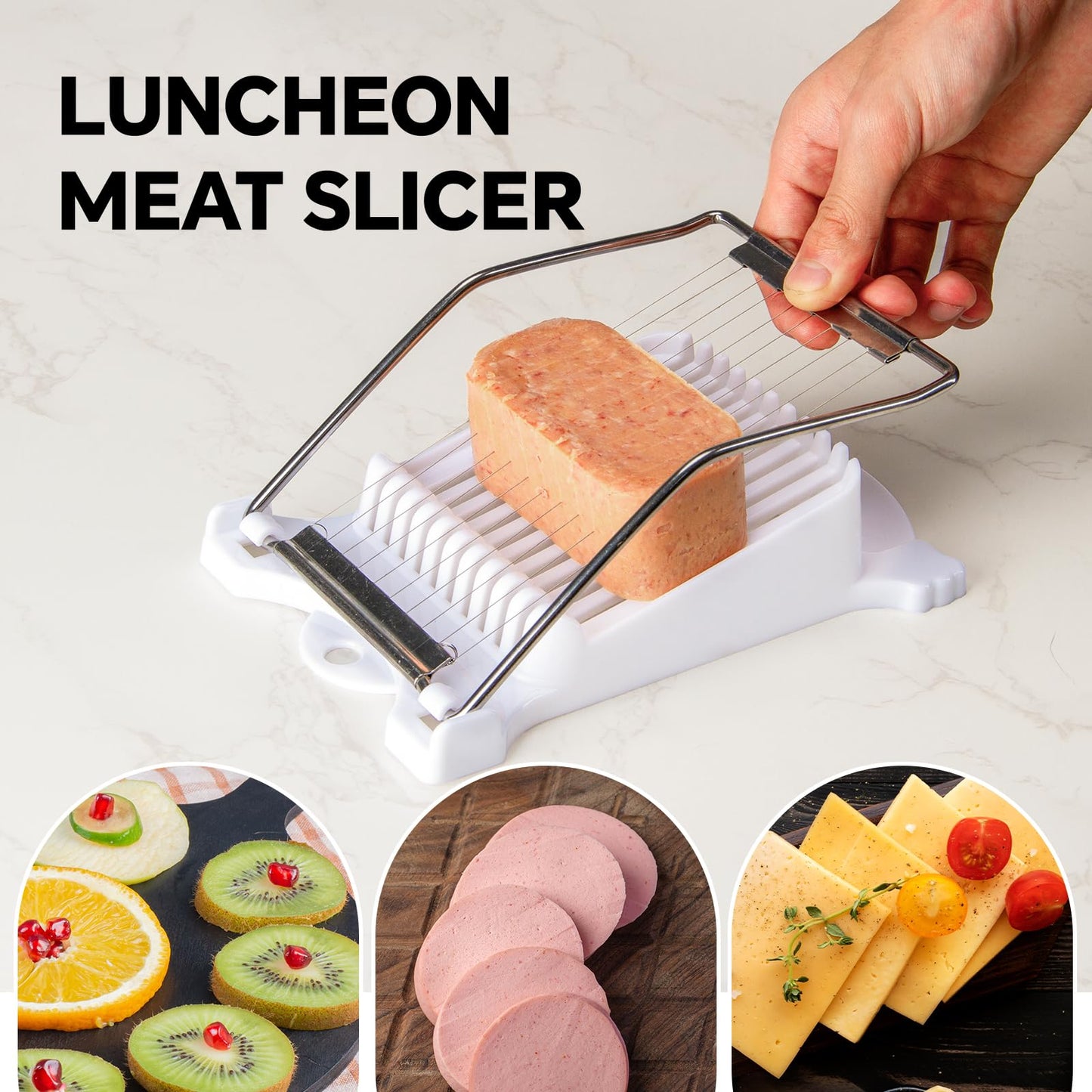 Musubi Press Mold Kit, Includes 2 Musubi Makers, 2 Onigiri Molds, 2 Rice Paddles, Temaki Roller & Luncheon Meat Slicer – Easy to Clean, Dishwasher Safe