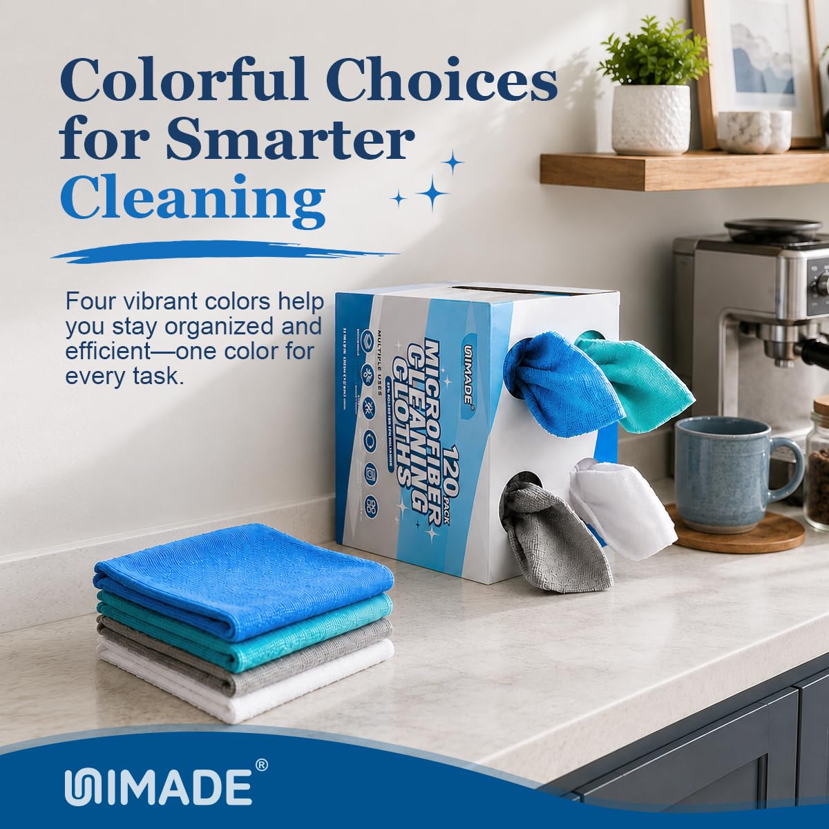 Microfiber Cleaning Cloth (120 Count)