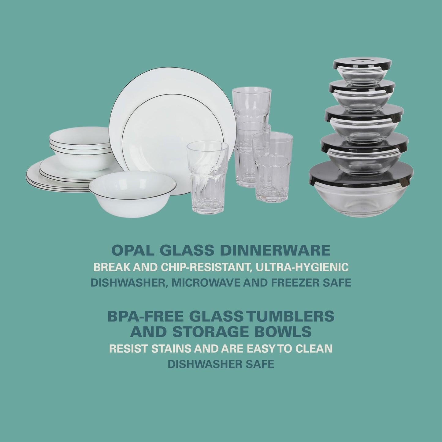 Gibson Home 74 Piece Kitchen in a Box Pots and Pans Cookware, Plates and Bowls Dinnerware, Cutlery Knife Block, Flatware Utensils, Tools & Gadgets, Storage, Glasses Set