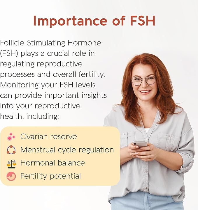 Vivoo Fertility Test, Monitor Your Ovarian Reserve at-Home, Scan & Track Your Results with Vivoo App, Individually Wrapped 10 Fsh Test Strips and 10 Urine Collector