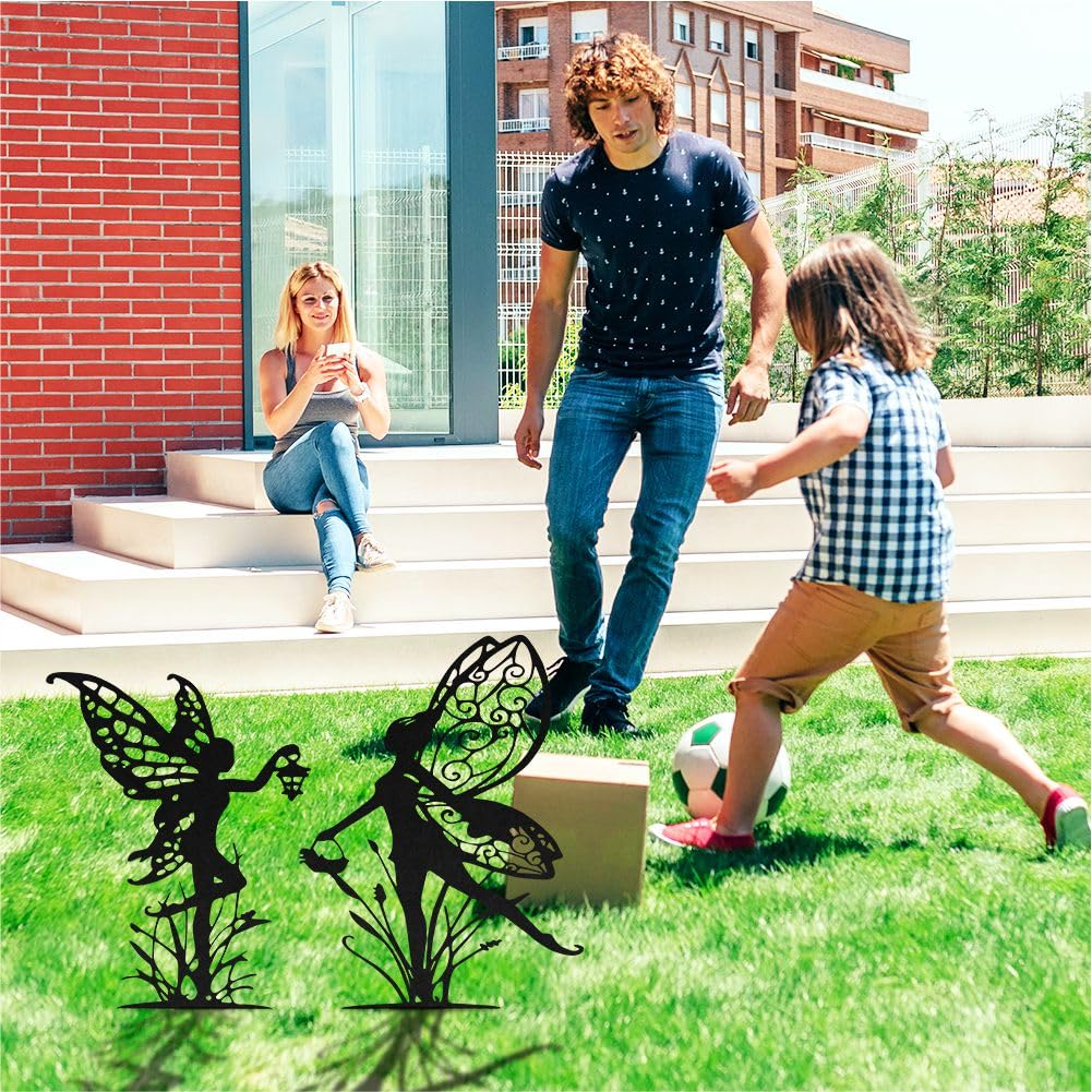 Decorative Garden Stakes, Fairy Garden Statues for Home and Garden (9)