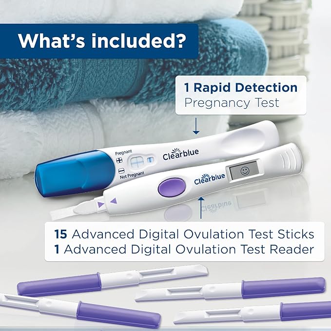 Clearblue Advanced Digital Ovulation Test Kit, 16 Ct