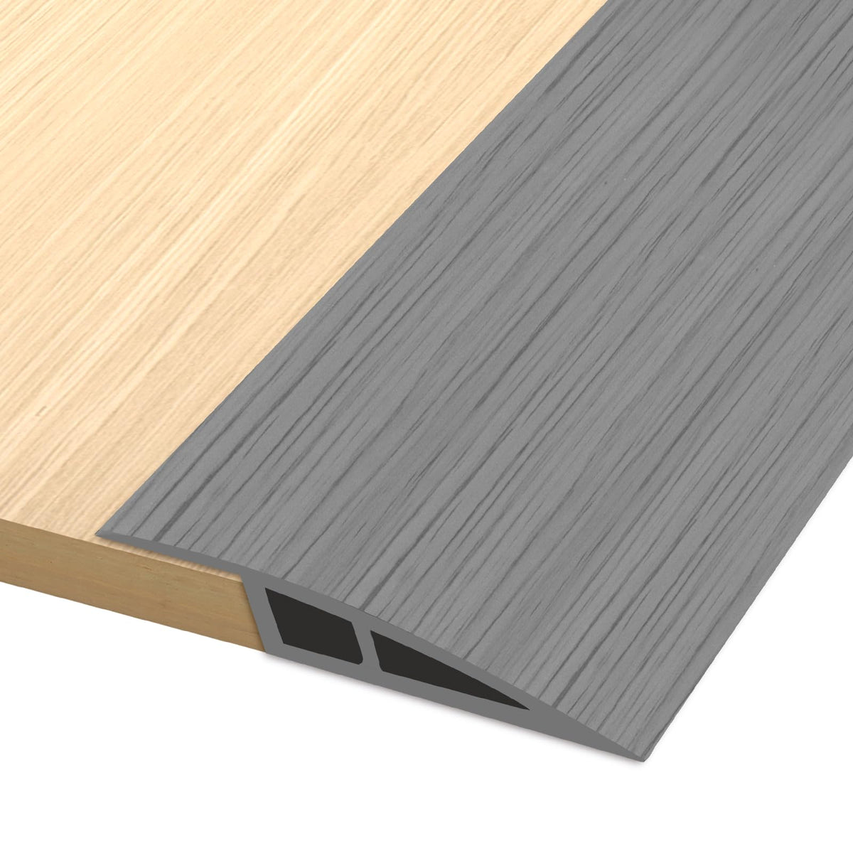 Vinyl Floor Transition Strip Self Adhesive Door Threshold Strip (6.6 Foot)