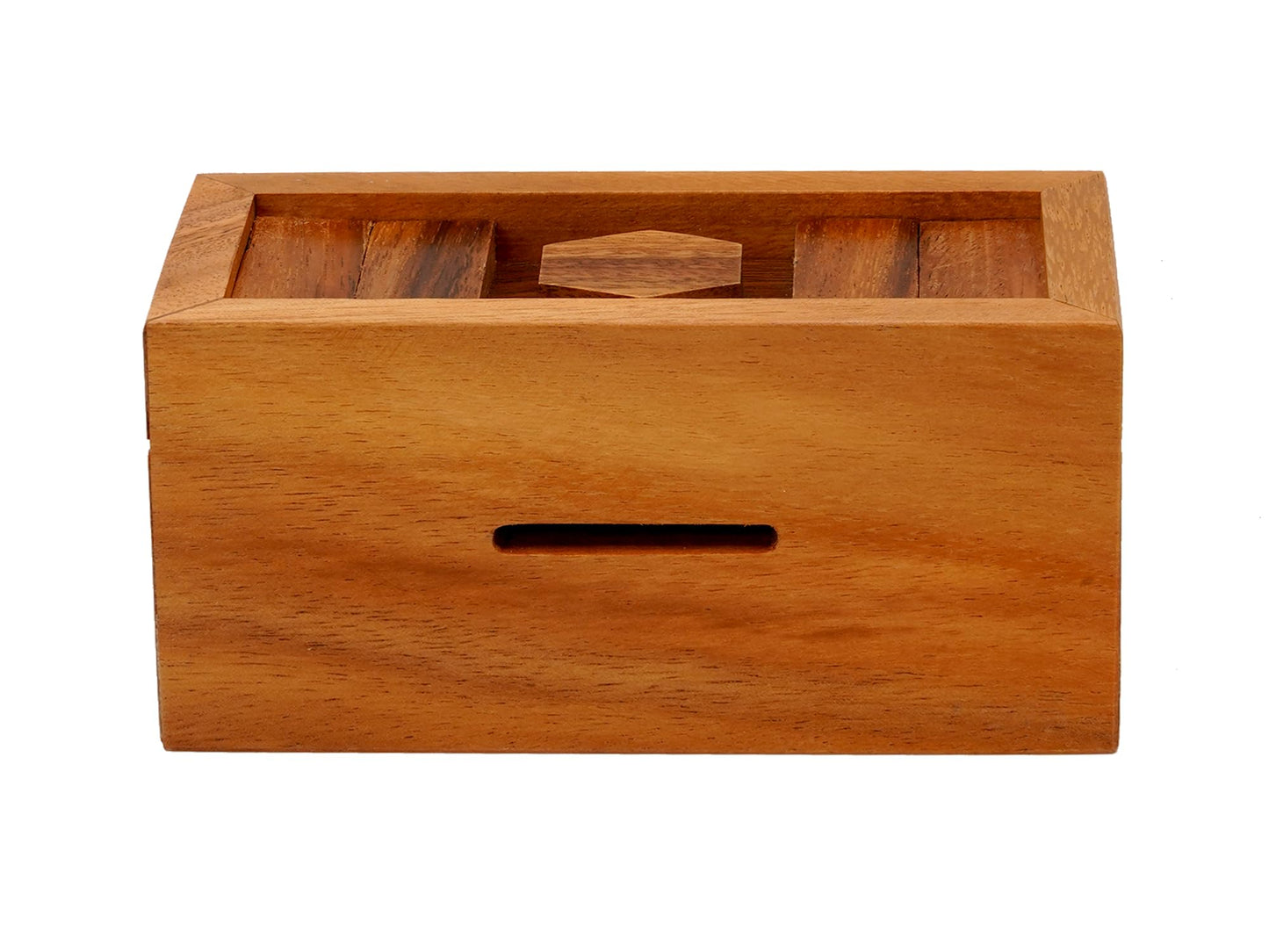 BSIRI Canopic Chest Challenging Brain Teaser Wooden Mind Puzzles and Use as Money Stash Jewelry 3D Puzzle Lock Box Gift Card Money Puzzle for Cash Gift