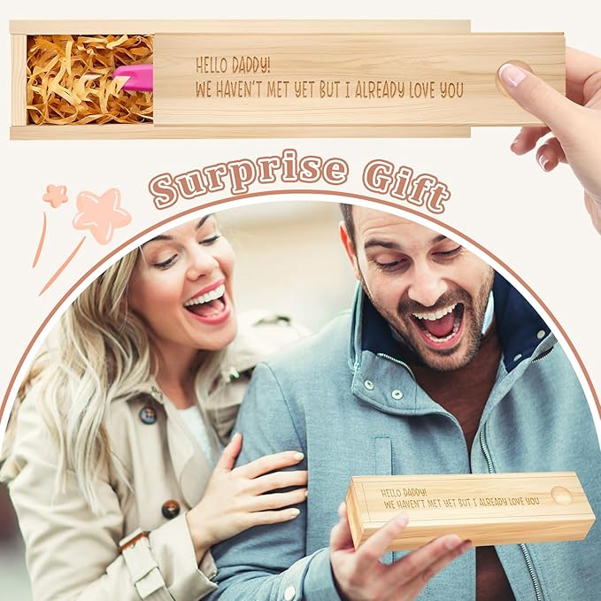 Pregnancy Announcement for Husband, Pregnancy Test Keepsake Box, Baby Announcement Reveal Gifts Ideas for Husband Grandparents Dad Aunt and Uncle