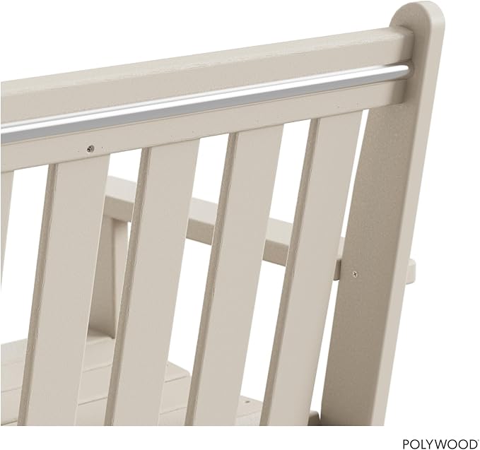 POLYWOOD Vineyard 48-Inch Bench, Sand