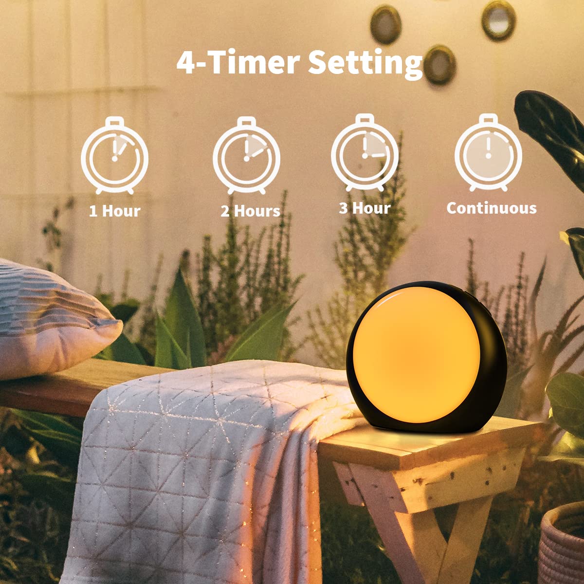 Loud Brown Noise Sounds White Noise Machine 30 Soothing Sounds 12 Color Night Lights Auto-Off Timer Sleep Machine with Memory Function for Baby Kids Adult for Office Privacy White Elephant Gifts
