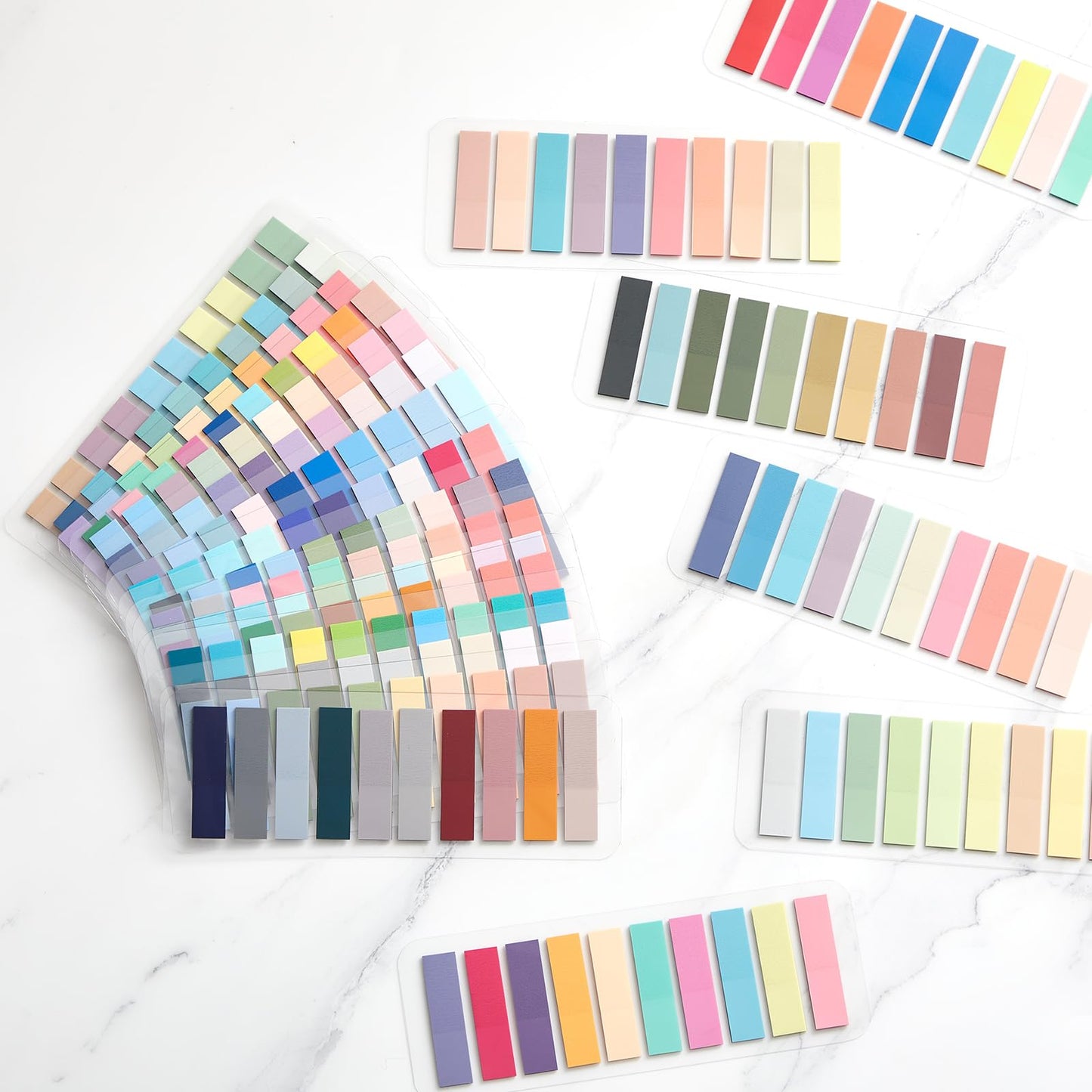 ReliThick 4400 Pcs Writable Sticky Tabs, 22 Colors Book Notes for Annotating Books, Self-Adhesive Index Tabs for Bible, Planner, Notebook, School & Office Supplies