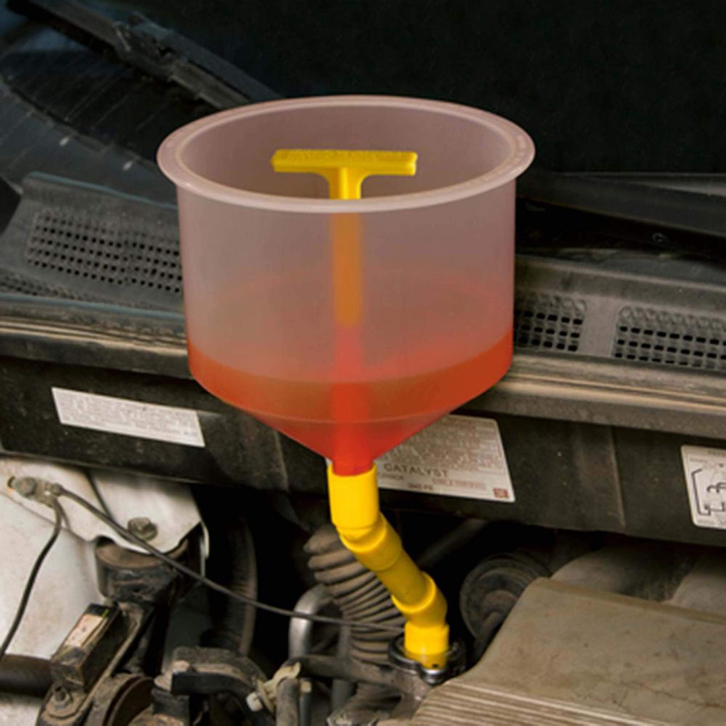 Lisle 24680 Spill-Free Funnel, Standard Adapters, 11 x 7 x 7 inches