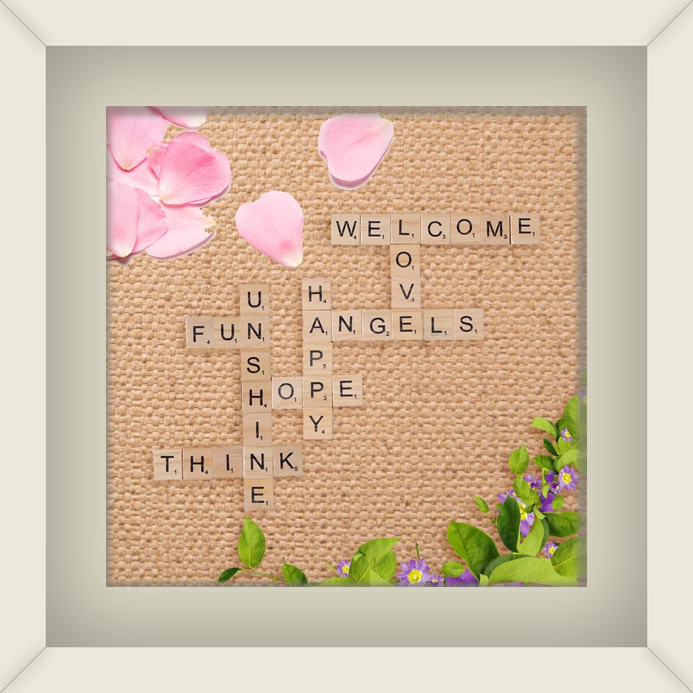 QMET 1000 Scrabble Letters for Crafts - Wood Tiles for DIY Gift Decoration - Making Alphabet Coasters and Crossword Game
