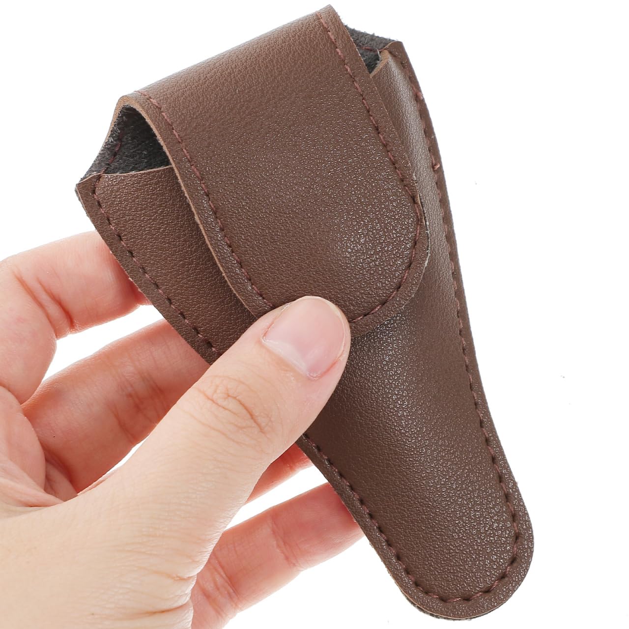 Housoutil Nail Scissor Pouch 3 Pack with Buckle Closure Protective Storage Cover for Cuticle Scissors Grooming Shears Portable Pedicure Tool Bag 4.33X2.75X0.98In