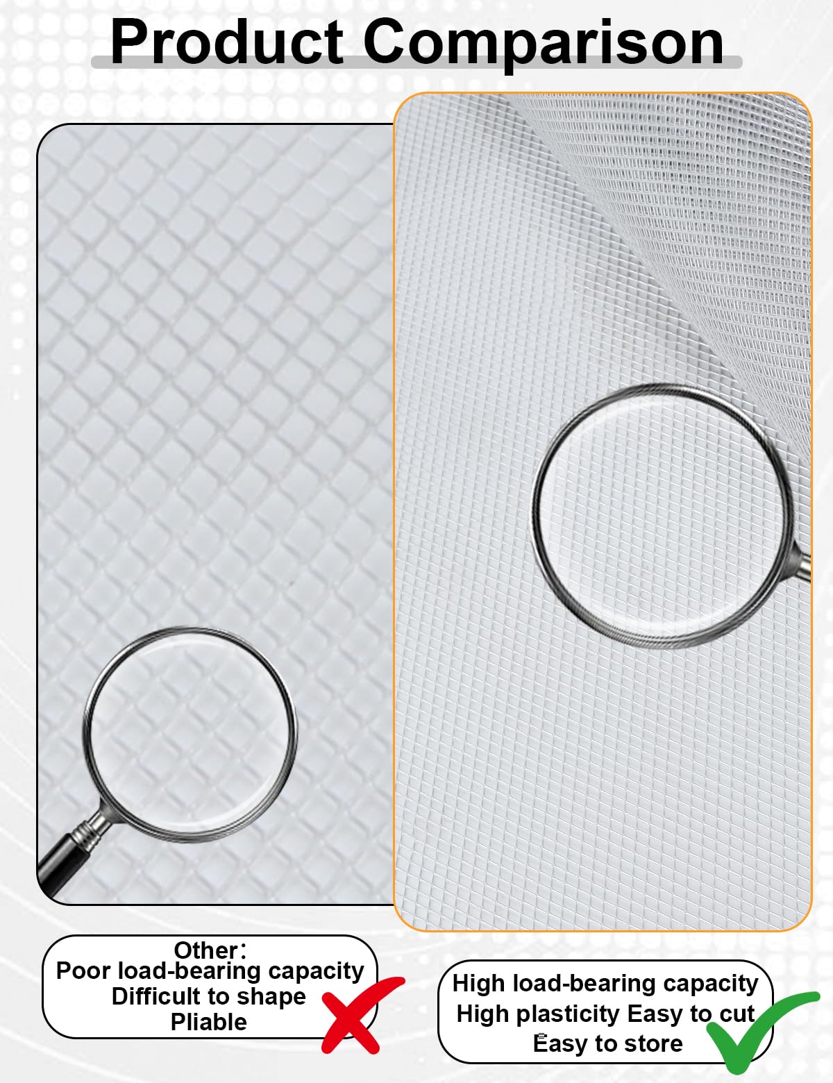 Aluminum Wire Mesh for Arts and Craft -15.7" x 13.1ft – Flexible Sculpting Mesh for Arts & Crafts, Easy-Cut Thin Metal Mesh with Bonus Scissors & Storage Straps, DIY Sculpture & Creative Crafts