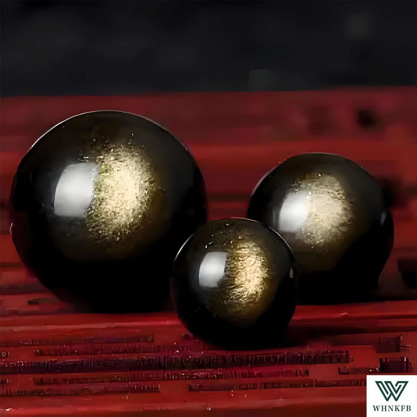 WHNKFB 10mm 50PCS Natural Gold Sheen Obsidian Round Beads, Metallic Luster Loose Gemstone Beads for Jewelry Making Craft - 4mm 6mm 8mm 10mm Options with Free Elastic Cord