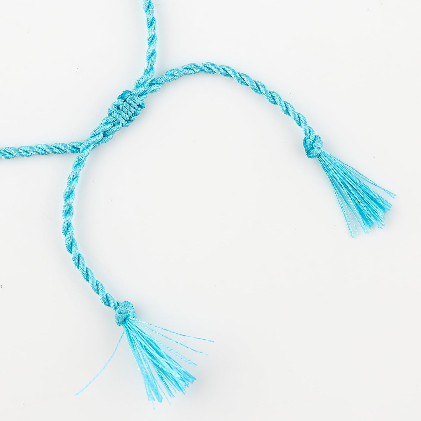 GEMSYMPHONY Turquoise Gemstone Chips Rope Bracelet – Adjustable Handmade Crystal Chip Bead Bracelet for Women & Men, Natural Stone Healing Jewelry, Boho Style, Unisex Spiritual Gift (Turquoise)