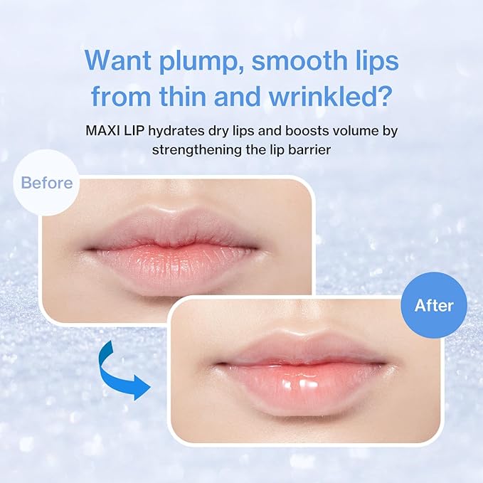 ID.AZ Face Fit Lip Fit-Ler, Clear Lip Plumper for Hydrated, Glass-Like Lips, Plumping Effect with Maxi-Lip Formula, Korean Lip Care, 0.12 fl. oz.
