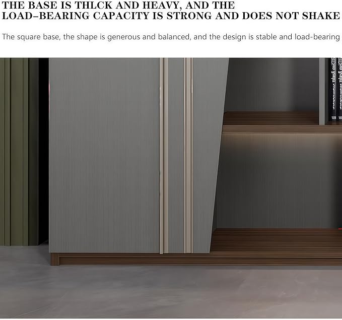 Modern Executive Desk, 86.6 inch L Shaped Desk with Storage, L Shape Corner Desk Drawers and Lockable Storage No Installation Required, Without Desk or Computer Chair (Filing Cabinet)