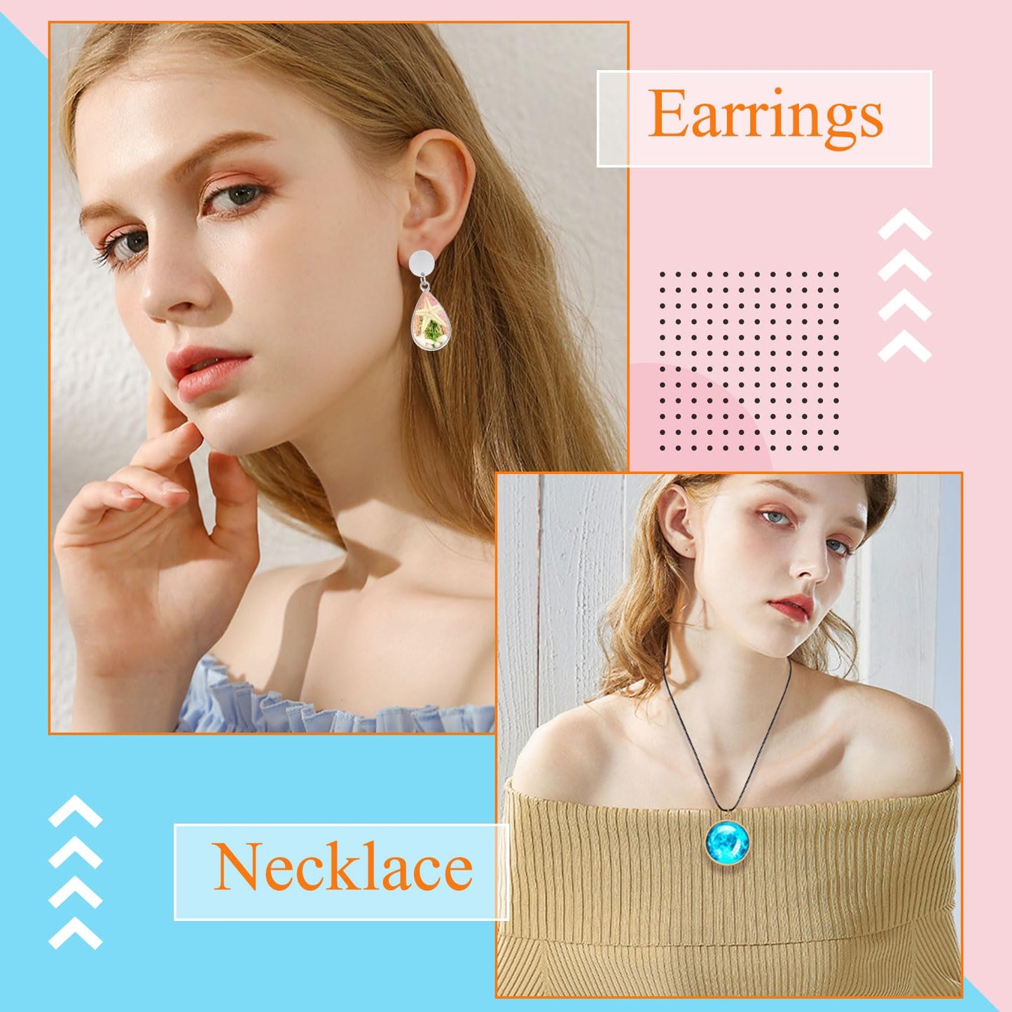 50pcs Open Bezel Pendants 5 Styles Hollow Bezel Pendants Open Frame Pendant Geometric Pressed Flower Frame for Resin Casting, Necklace, Earrings, Pressed Flower, DIY Crafts(K Gold,White K)