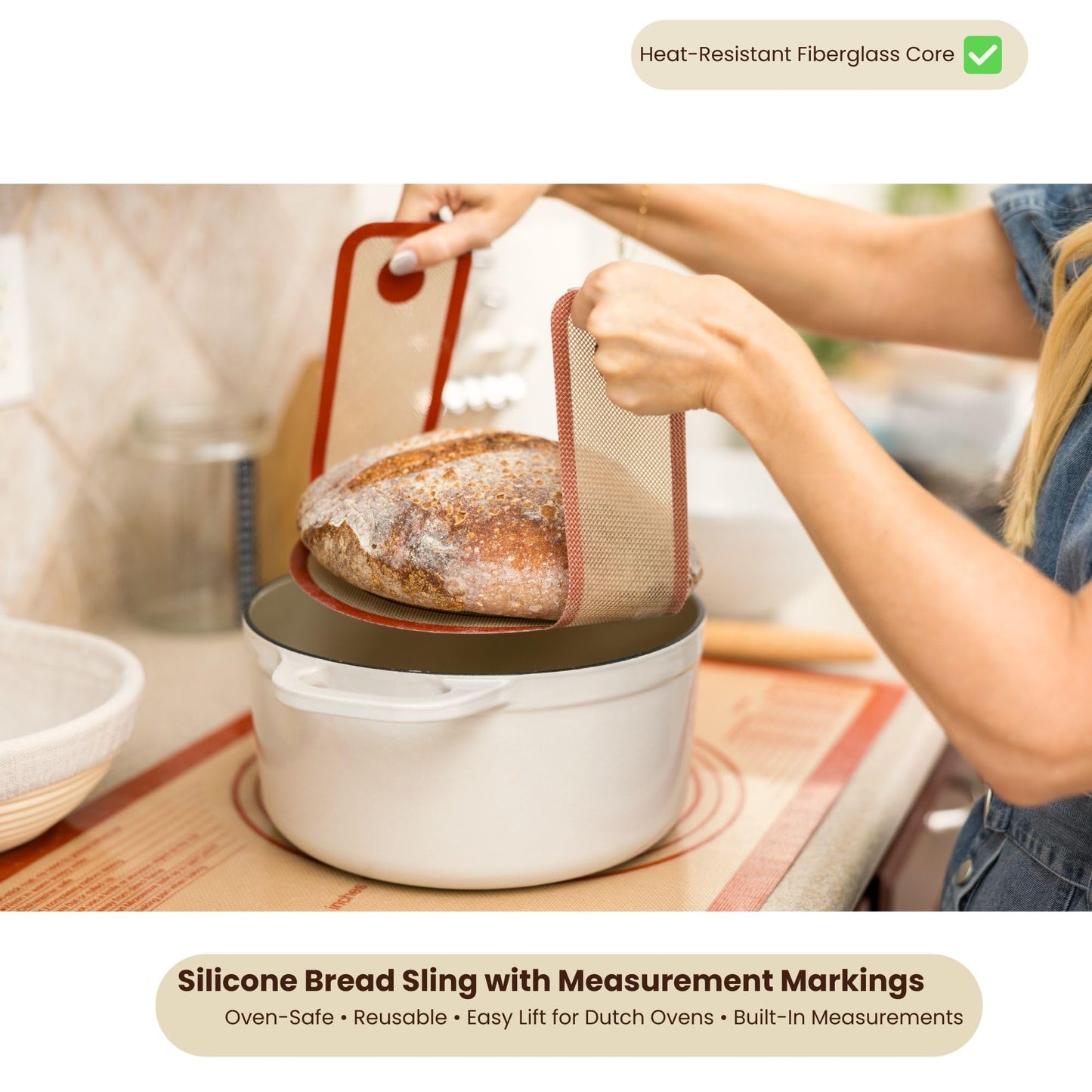 Pancito y Más Sourdough Starter Kit with Digital Scale & 37oz Jar – 12-Piece Complete Bread Baking Set for Beginners with Banneton, Bread Sling & Step-by-Step Guide