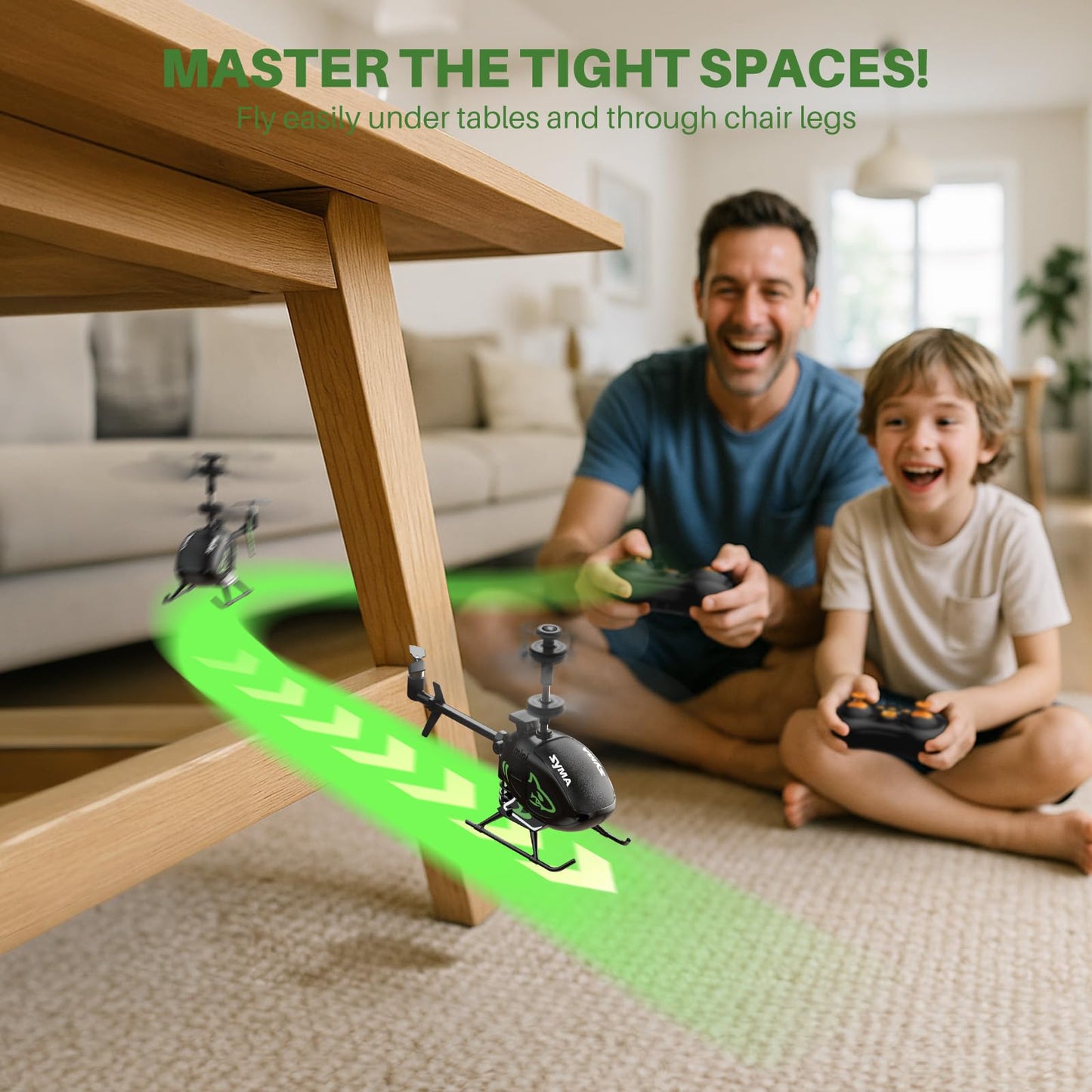 SYMA S100 Mini RC Helicopter with Gyro Stabilizer, Altitude Hold, 3.5 Channel, 5-7 Min Flight Time, Remote Control Helicopter Toy for Boys and Girls