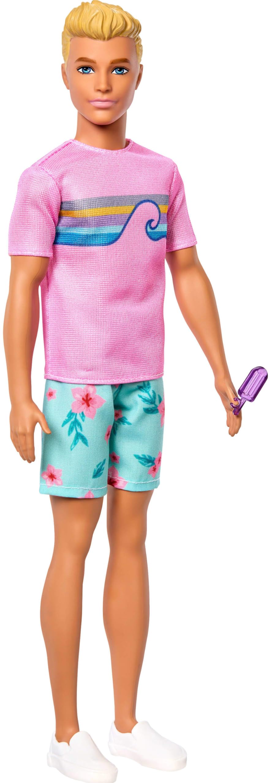 Barbie Mysteries: Beach Detectives Ken Doll Wearing Removeable Signature Outfit with Storytelling Accessories, Including Apron & Snacks