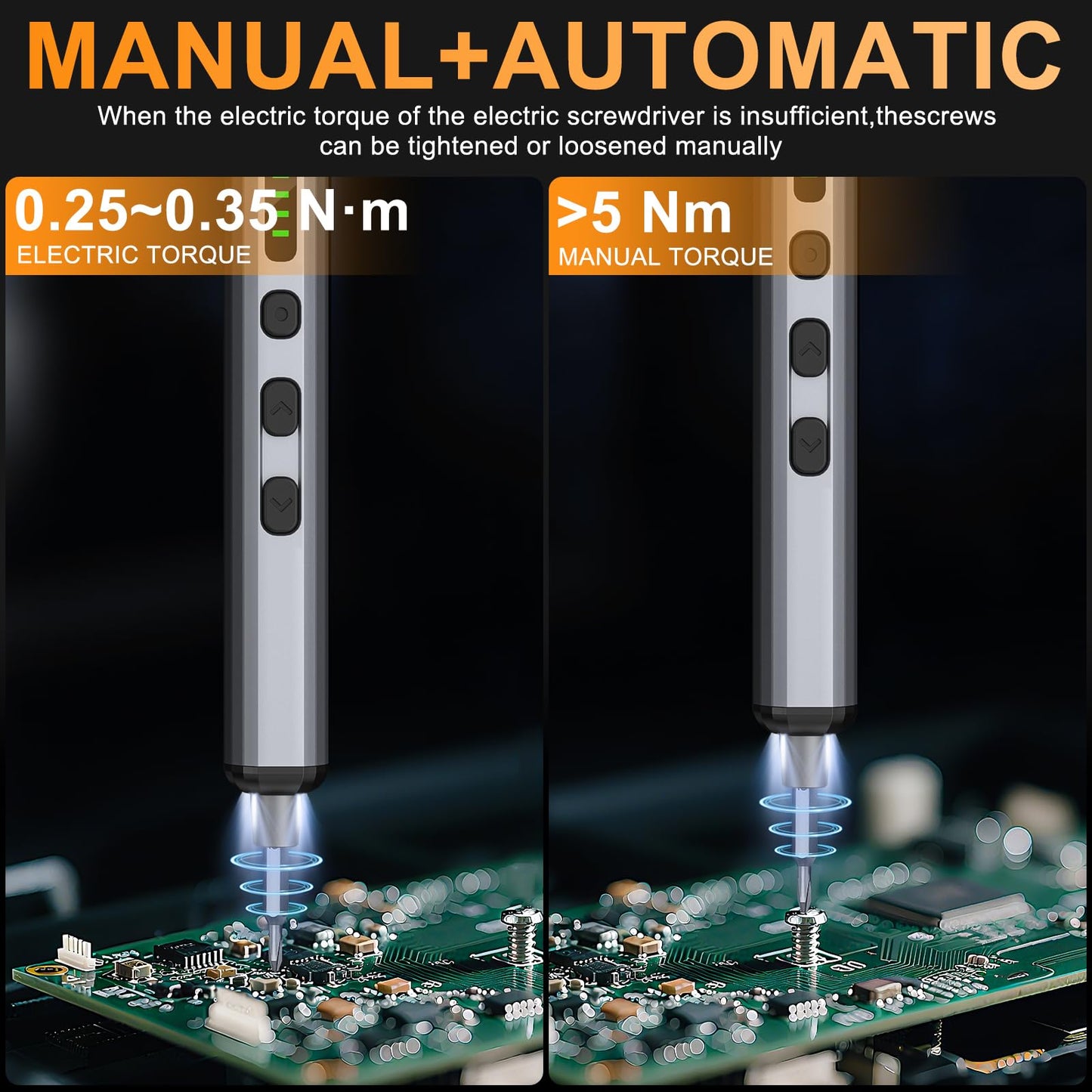 Mini Electric Screwdriver, 3.7V Precision Screwdriver Set Cordless Screwdriver Rechargeable 72 In 1 Magnetic Bit Repair Tech Tool Kit for Electronics Computer Phone Laptop Camera RC Car Watch Glasses