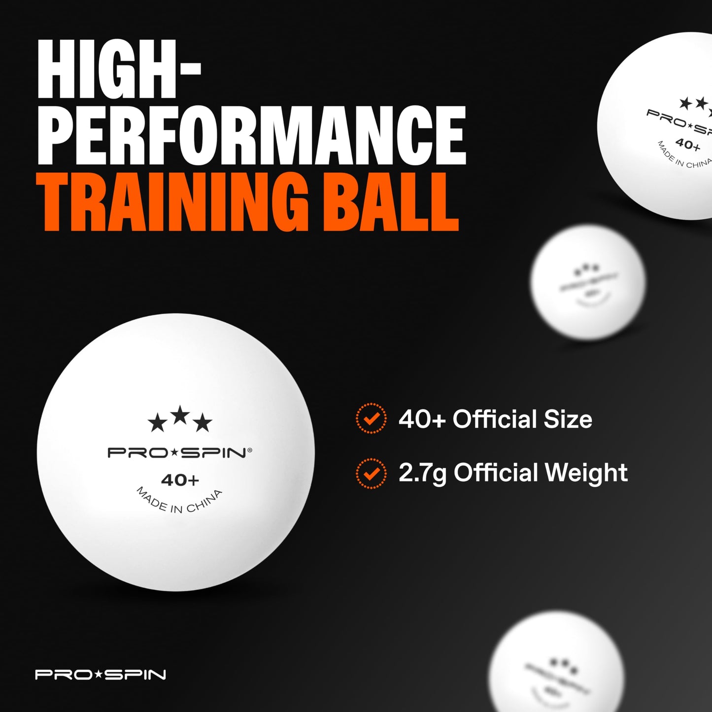 PRO-SPIN Ping Pong Paddles - High-Performance Set with Premium Table Tennis Rackets, 3-Star Ping Pong Balls, Storage Case | Professional Quality Ping Pong Paddle Set (Mint |Green, 2-Player Set)