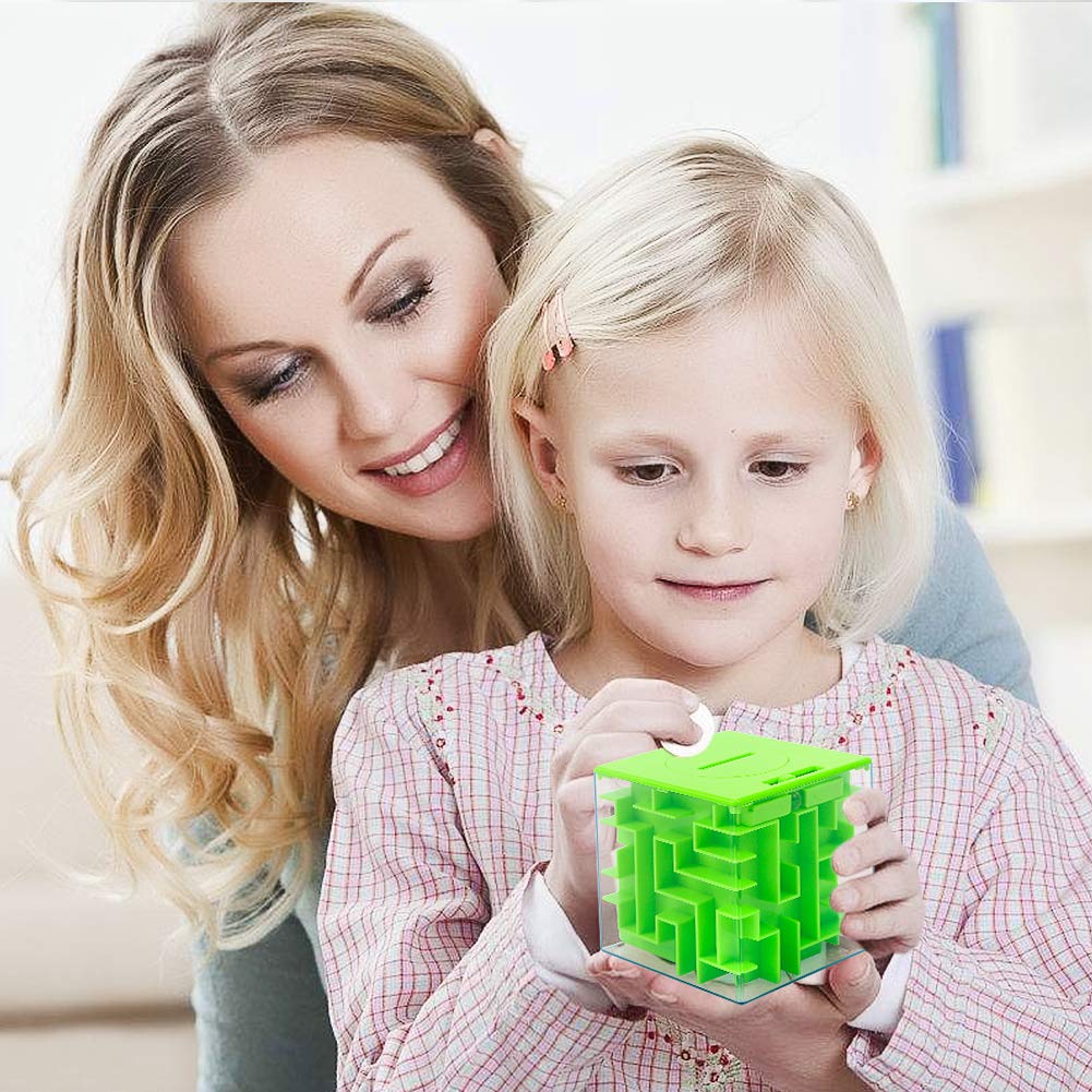 ThinkMax Money Maze Puzzle Box for Kids and Adults, Perfect Money Holder Maze Puzzle Gift Box (3 Pack)