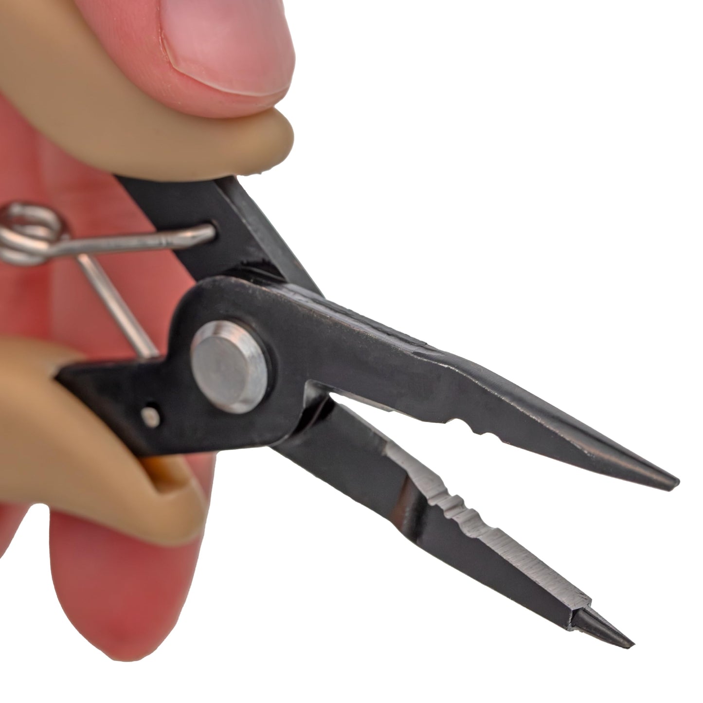 The Beadsmith Beader's All-in-One Pliers – Multifunctional Jewelry Making Tool, 5.25 Inches, w/Round Nose, Chain Nose, Crimper & Flex-Wire Cutter, Patent Pending