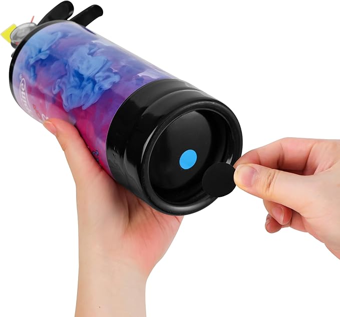 Giant Gender Reveal Fire Extinguisher (2 Pack), 2lb Color Powder Cannon Blasts 20+ Feet, Vibrant Pink Smoke Spray with Non-Toxic Cornstarch, Unique Handheld Party Supplies for Outdoor Baby Reveal