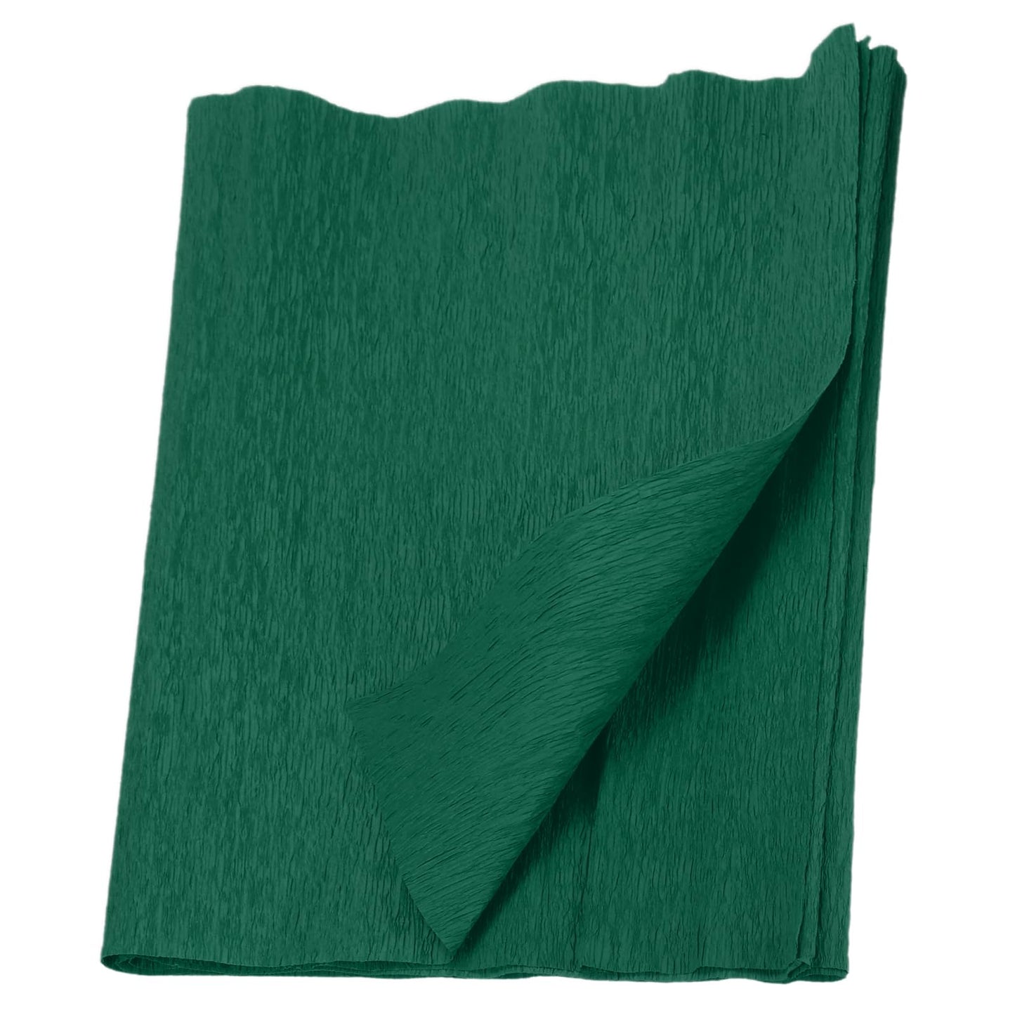 MECCANIXITY Crepe Paper Roll 7.5ft Long 20 Inch Wide for Wedding Ceremony Various Large Festivals Decoration, Green