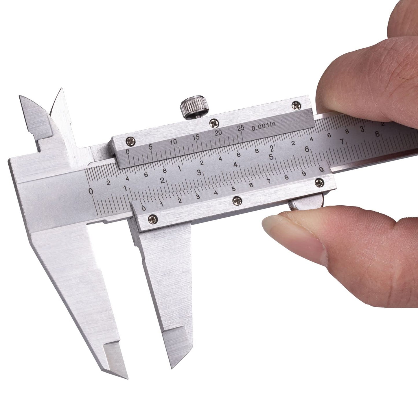 Spurtar Vernier Caliper Measuring Tool 6", 0-6Inch/0-150mm Manual Non Digital Calipers, 0.001"/0.02mm High Precision Durable Micrometer