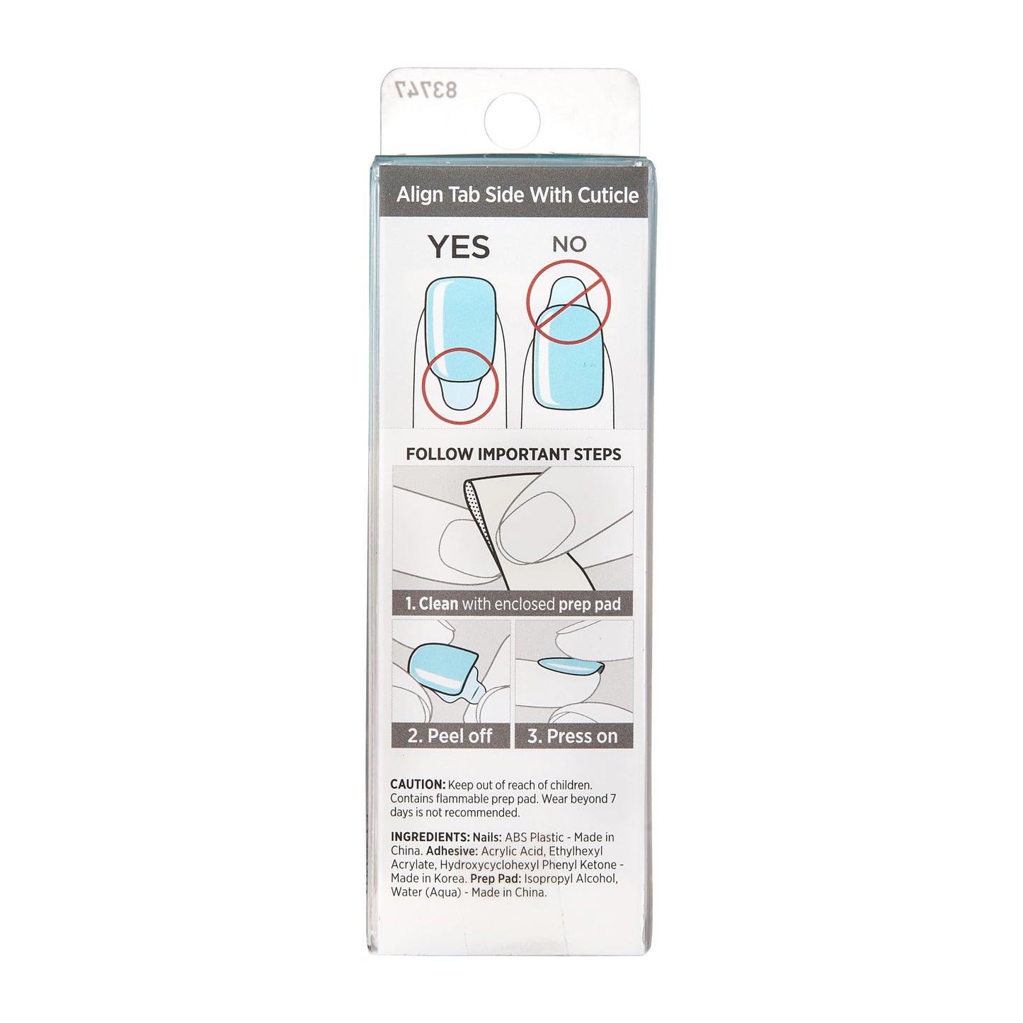 Kiss Impress Color Press-On Nails, Gel Nail Kit, PureFit Technology, Short Length, “Mint To Be”, Polish-Free Solid Color Manicure, Includes Prep Pad, Mini Nail File, Cuticle Stick, and 30 Fake Nails