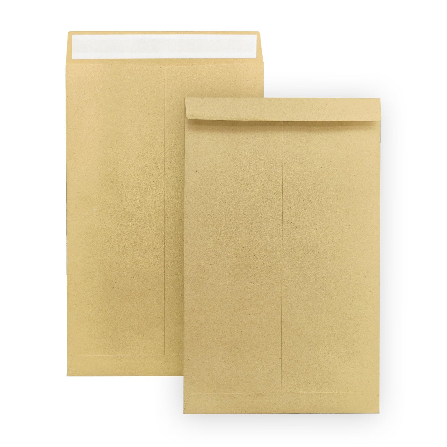 Tanshuqin 6.2" x 9.85" Self-Seal Catalog Envelopes 32lb Kraft Envelopes for Invitation Cards, Organizing and Storage, Pictures, Photos, Documents (100 PCS)