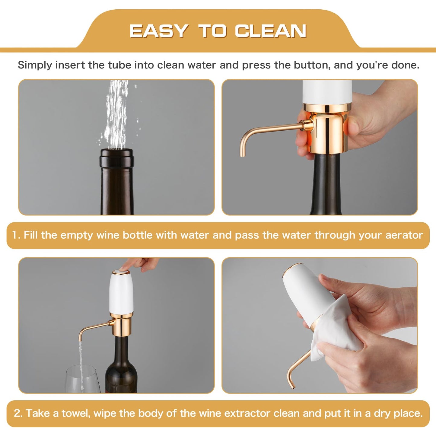 BLUBYEES Electric Wine Aerator Pourer with Stopper, Automatic Wine Bottle Dispenser Machine with USB Rechargeable and Multi-Smart Wine Decanter, Best Wine Gifts for Wine Lovers