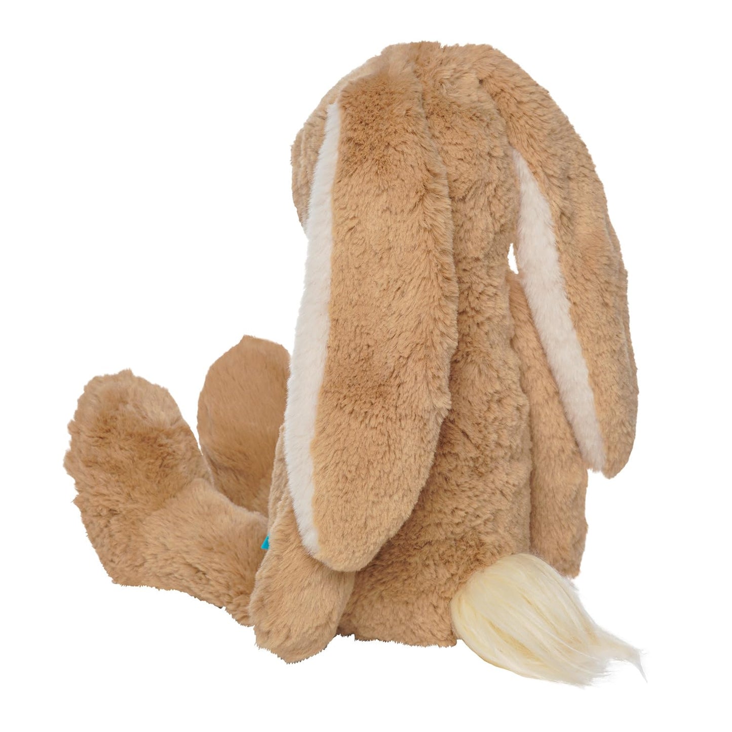 Manhattan Toy Willow The Coffee & Beige Snuggle Bunnies 12" Stuffed Animal with Embroidered Accents