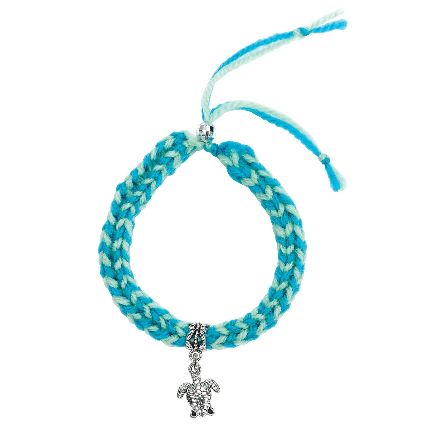 Creativity for Kids Quick Knit Charm Bracelets - Create 10 DIY Friendship Bracelets, Kids Jewelry Making Kit