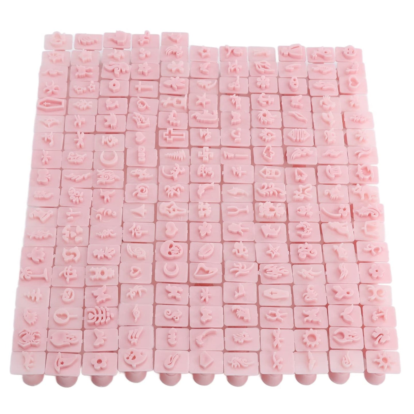 Dioche 192-piece 3D Nail Art Stamper Set - A Variety of Beautiful Designs to Choose from, Suitable and Beginners Alike, Easily Create Personalized Nail Art.