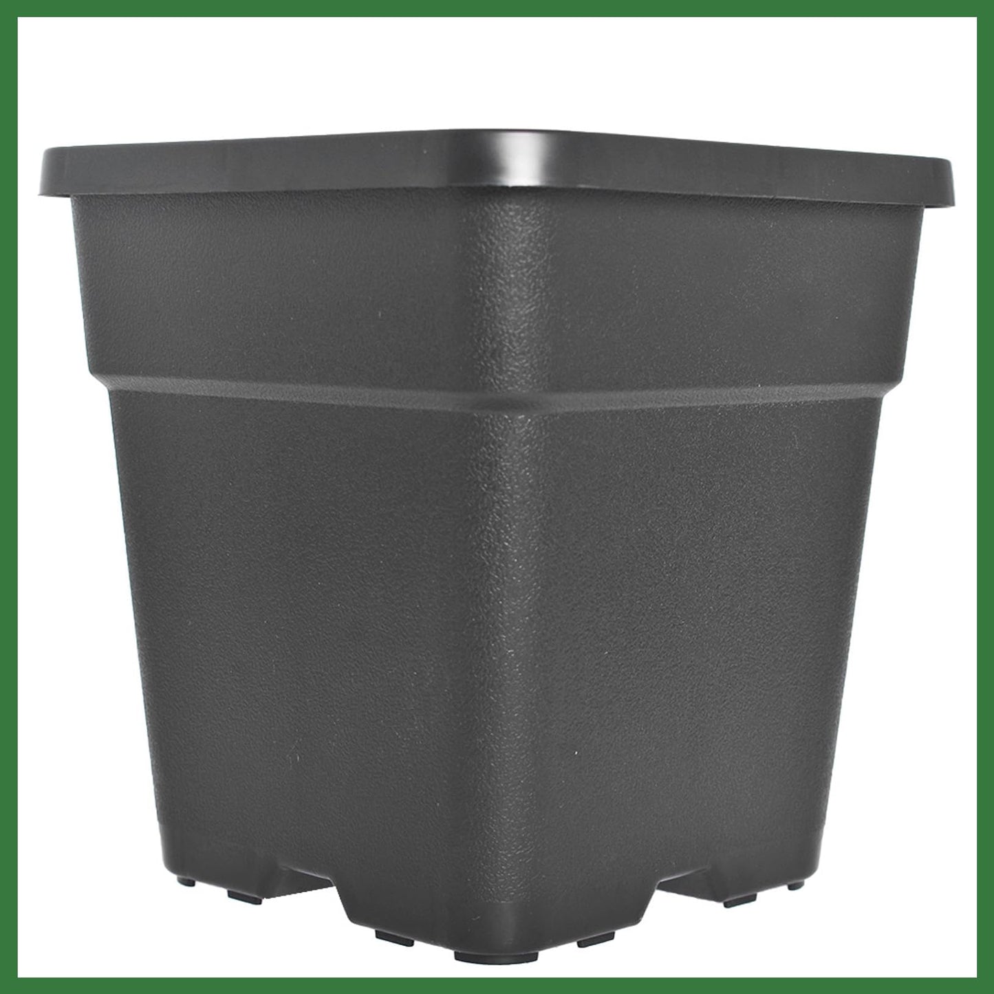 raseparter 10 Pack 1.4 Gallon Plastic Planter Nursery Seedling Pots Square with Holes Garden Flower Seedling Pot Container for Seedling Cuttings Transplanting