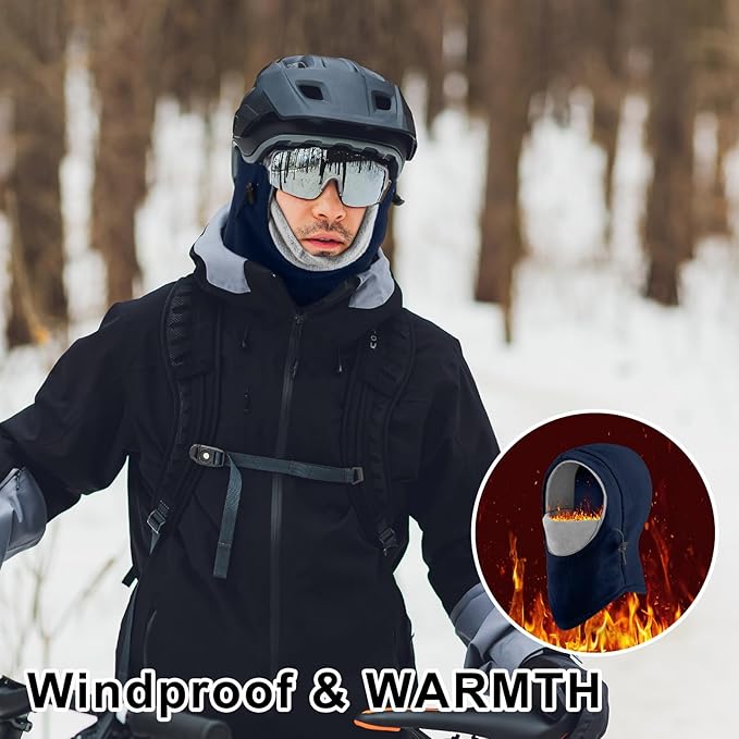Frienda 8 Pcs Balaclava Ski Mask Men Windproof Warmer Face Covers Adjustable Winter Mask for Men Women