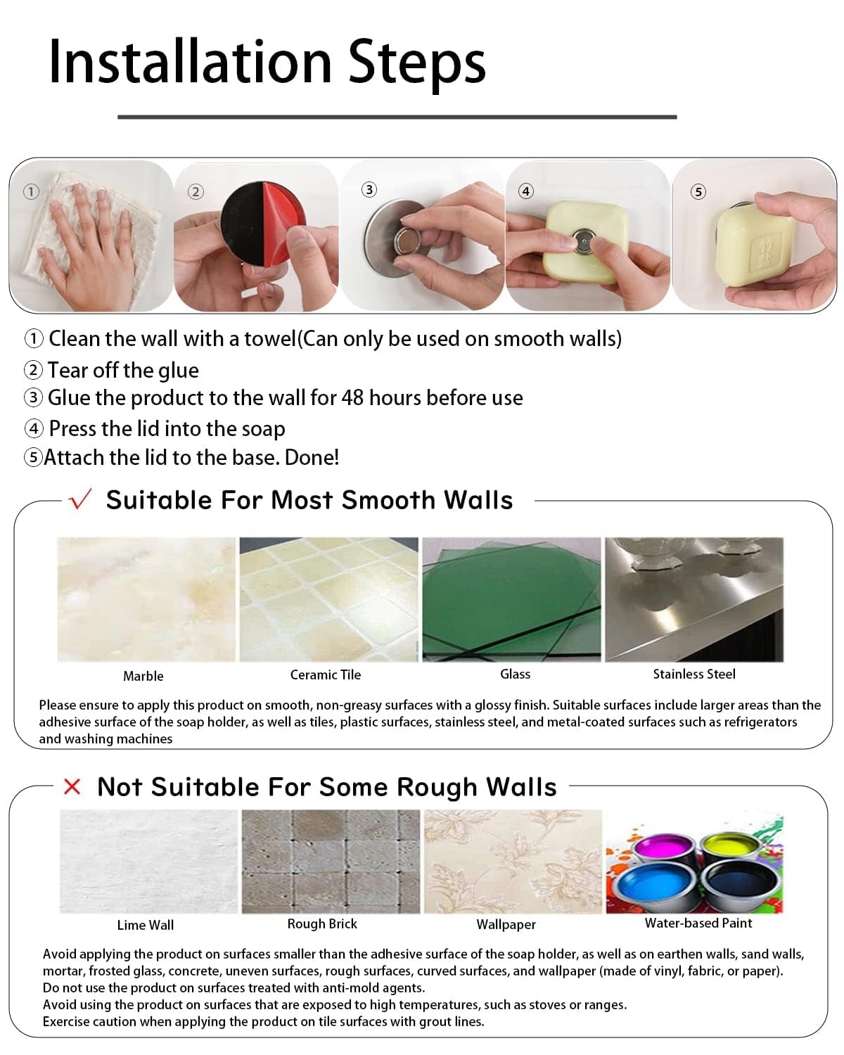 2Pcs Magnetic Soap Savers for Bar Soap