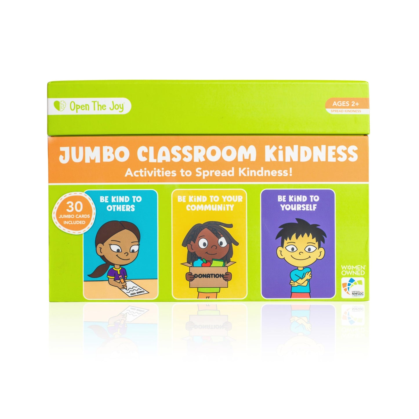 Open The Joy Discovery Toolkit Bundle - Version 2 | Calming Corner Poster Pack, Emotions Stacking Rings, Jumbo Kindness Mission Cards, My Emotions Family Peg Puzzle