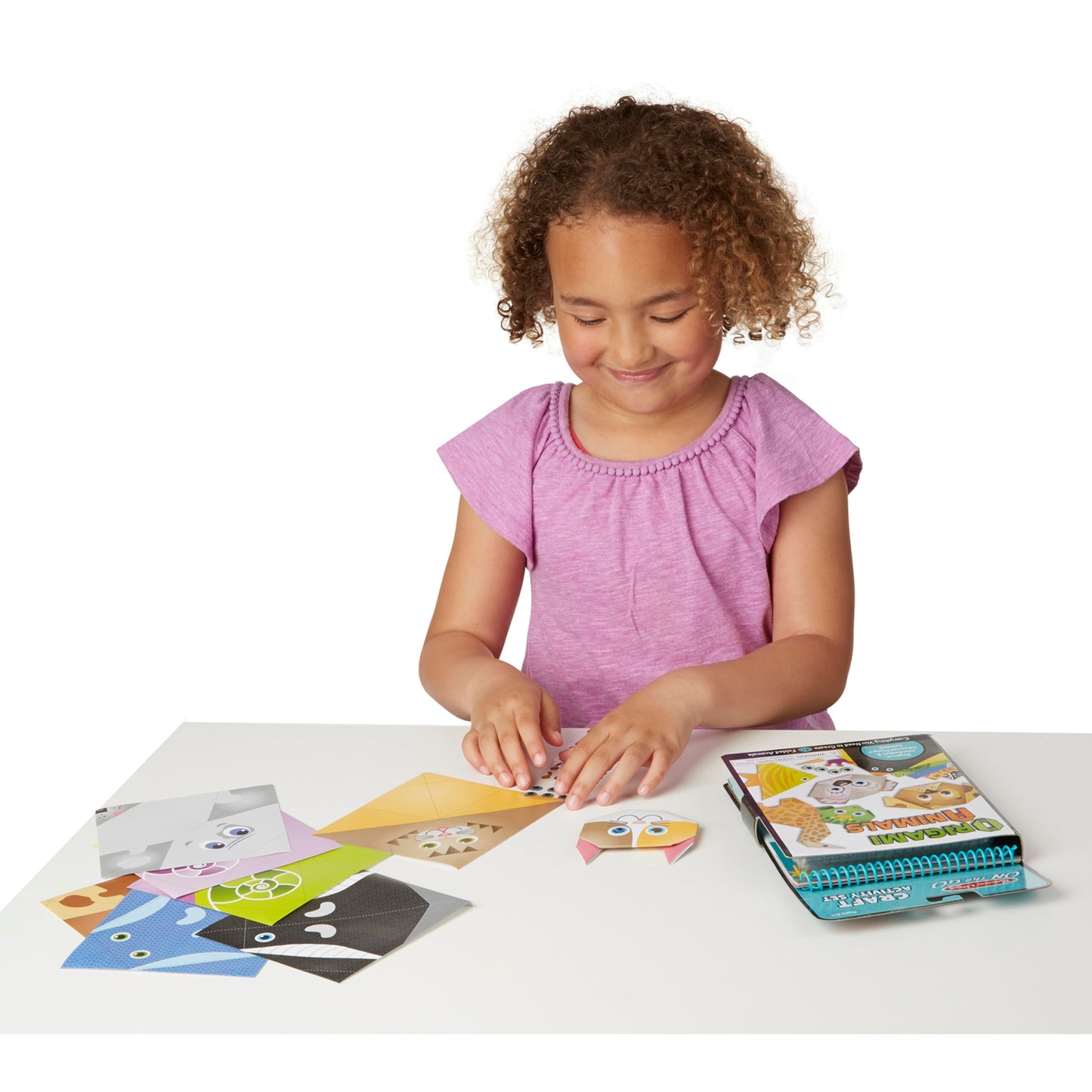 Melissa & Doug On The Go Origami Animals Craft Activity Set - 38 Stickers, 40 Origami Papers