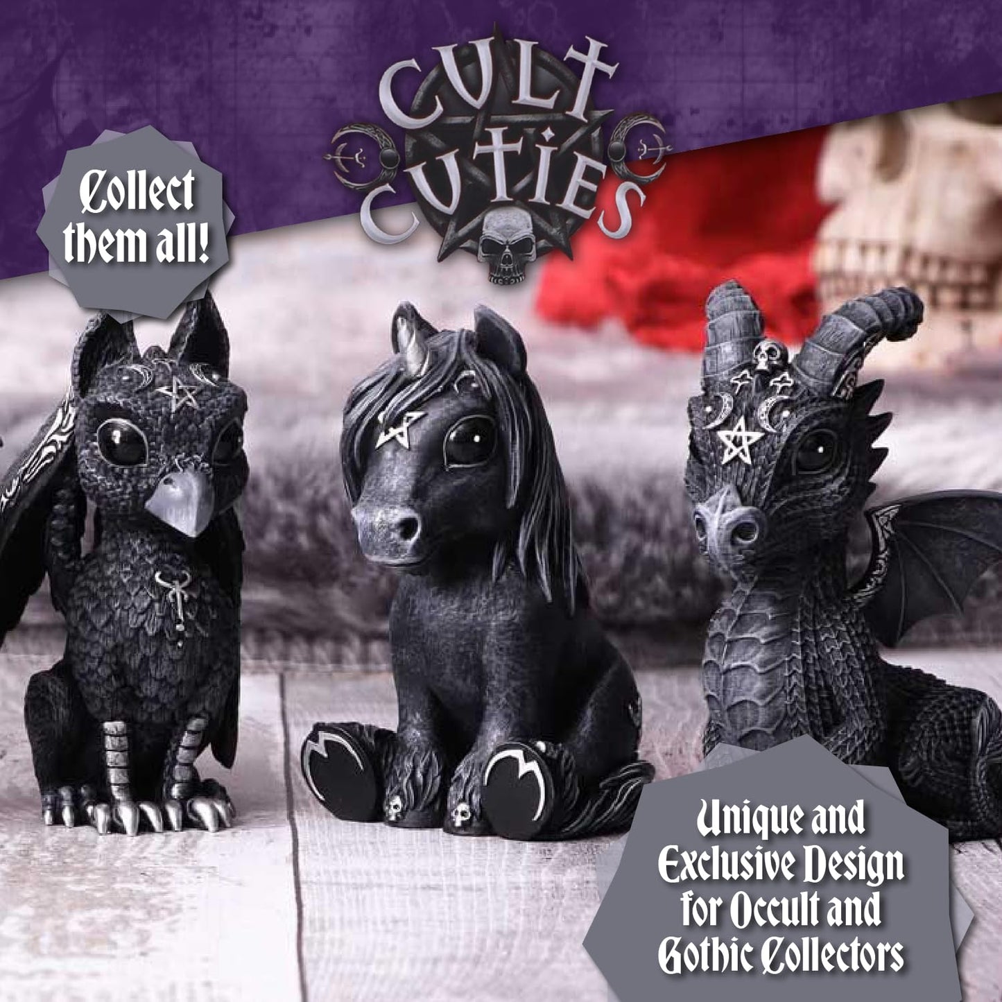 Nemesis Now Griffeal Gothic Occult Statue – Witchcraft Altar Decor, Hand-Painted Fantasy Figurine