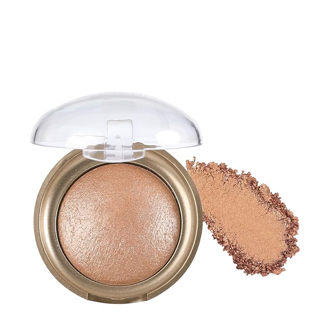 Baked Highlighter Contour Powder Sheer Pearl Shimmer Shades for Face Highlighter Makeup Brighten Up (305-Flirtini)