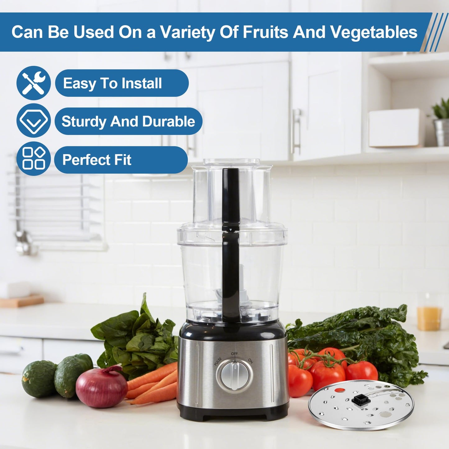 SLICE SHRED DISC BLADE for Hamilton Beach Food Processor 70730 70670 70740 70760