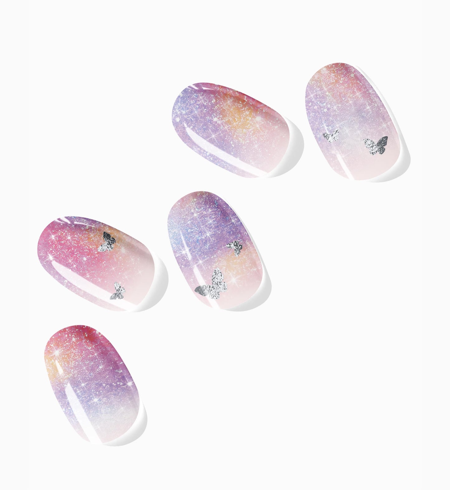 Nova Nails Semi Cured Gel Nail Strips (Secret Garden)