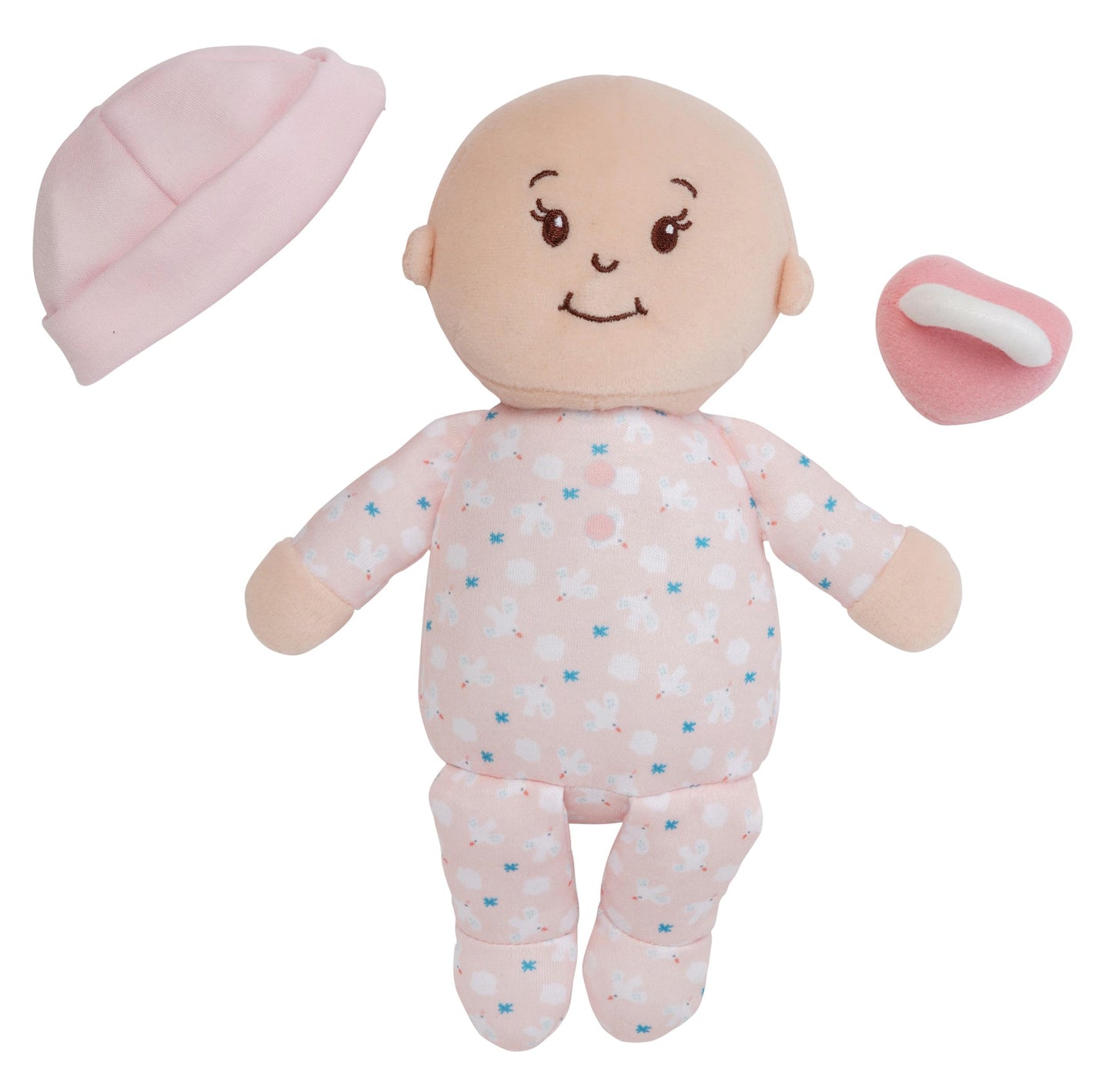 Love, Stella My First Doll Peach with Bassinet for Newborns and Infants by Manhattan Toy