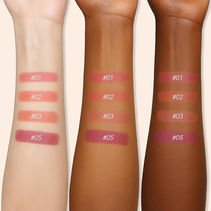 Erinde Matte Lipstick Lip Liner Crayon for Women, 24 Hour Lipstick Lip Liner Pencil, Neutral Lip Stick Lipliner Waterproof Long Lasting Smudge Proof, Vegan & Cruelty-Free, 03 Nude Pink